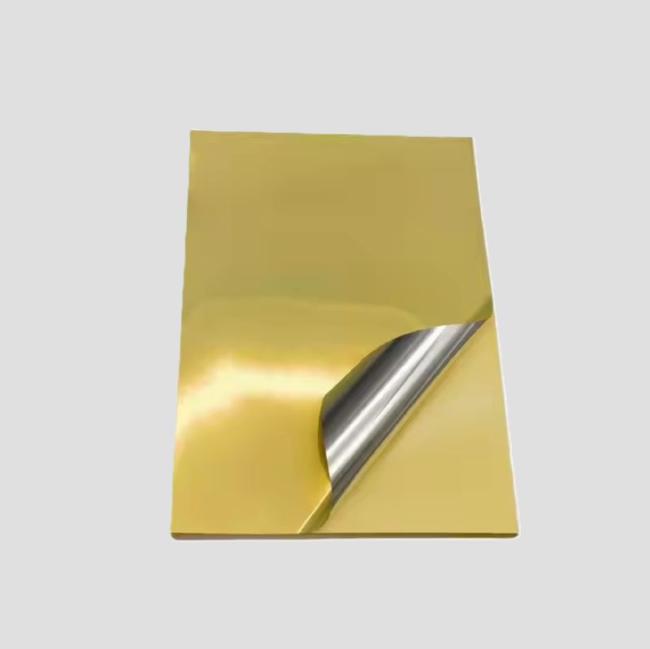 Aluminized film label