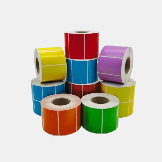 Color thermal label paper